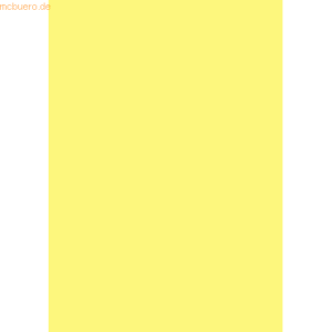 5 x Brunnen Universalpapier A4 160g gelb VE=25 Blatt