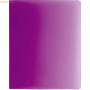 10 x Brunnen Ringbuch Fact! A4 25mm 2 Ringe purple