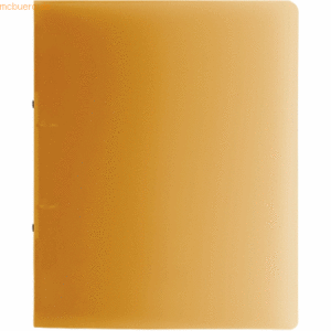10 x Brunnen Ringbuch Fact! A4 16mm 2 Ringe orange