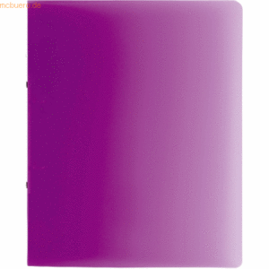 10 x Brunnen Ringbuch Fact! A4 16mm 2 Ringe purple