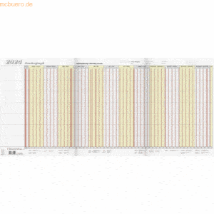 Brunnen Wandkalender 1 Seite = 12 Monate 64