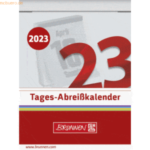 Brunnen Abreißkalender 52x70mm 2023