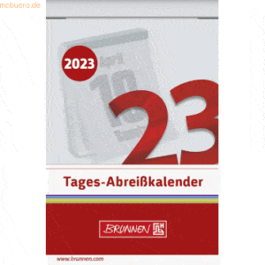 Brunnen Abreißkalender 51x80mm 2023