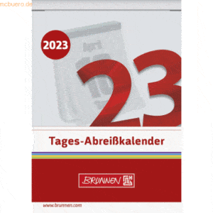 Brunnen Abreißkalender 75x112mm 2023