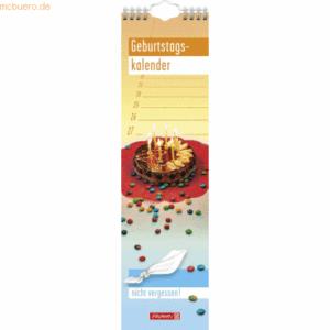 5 x Brunnen Geburtstagskalender Modell 70474 Kalendarium immerwährend