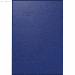 Brunnen Taschenkalender 8x11cm 1 Woche/2 Seiten Kunststoff dunkelblau