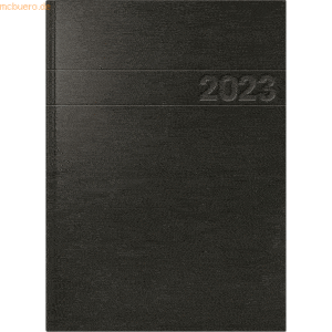 Brunnen Buchkalender 787 A4 1 Tag/Seite Schaumfolien-Einband schwarz 2