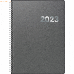 Brunnen Buchkalender 789 A4 1 Tag/Seite Kunststoff-Einband Reflection