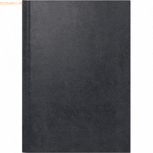 10 x Brunnen Buchkalender 795 A5 1 Tag/Seite Miradur-Einband schwarz 2