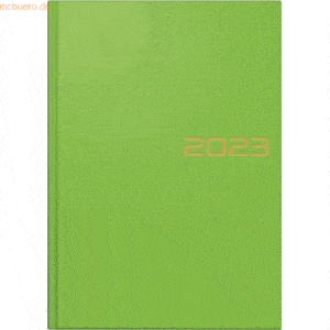 Brunnen Buchkalender 795 A5 1 Tag/Seite Balacron-Einband hellgrün 2023
