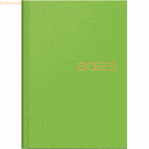 Brunnen Buchkalender 796 A5 1 Woche/2 Seiten grün 2023