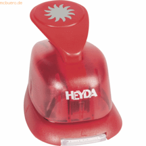 Heyda Motivstanzer für Karton bis 220g/qm kleine Sonne 15x15mm
