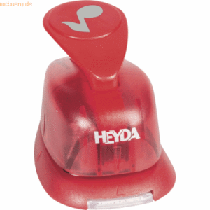 Heyda Motivstanzer für Karton bis 220g/qm Note klein 15x15mm