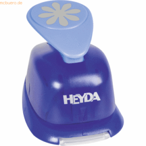 Heyda Motivstanzer für Karton bis 220g/qm groß Blume ca. 25x25mm