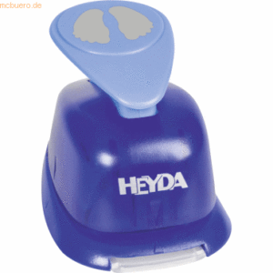 Heyda Motivstanzer für Karton bis 220g/qm Füße groß ca. 25x25mm