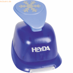 Heyda Motivstanzer für Karton bis 220g/qm groß Schneeflocke 25mm