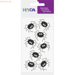 6 x Heyda Sticker-Mix Spinnen