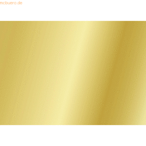 25 x HEYDA Tonpapier 130g/qm 50x70cm gold glänzend