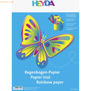 25 x Heyda Regenbogenpapier 22