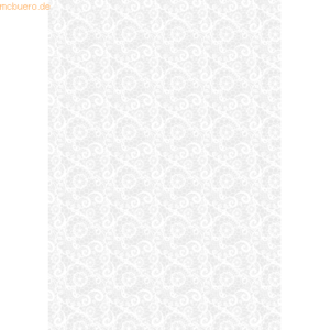 15 x Heyda Transparent-Papier A4 115g/qm Spitze weiß