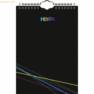 Heyda Kreativkalender A5 schwarz