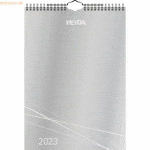 5 x Heyda Bastelkalender 2023 A4 silber/schwarz