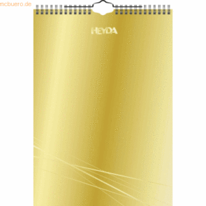 Heyda Kreativkalender Chromolux A4 gold