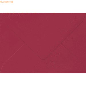 50 x Heyda Briefumschlag A6 105g/qm nassklebend rot