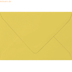 50 x Heyda Briefumschlag B6 105g/qm nassklebend geelb