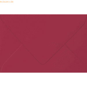 50 x Heyda Briefumschlag B6 105g/qm nassklebend rot