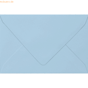 50 x Heyda Briefumschlag B6 105g/qm nassklebend hellblau