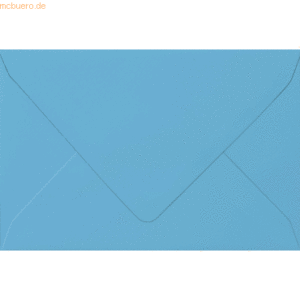 50 x Heyda Briefumschlag B6 105g/qm nassklebend azurblau