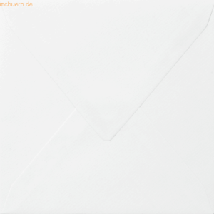 50 x Heyda Briefumschlag quadratisch 14x14cm 100g/qm nassklebend weiß