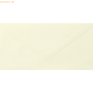 50 x Heyda Briefumschlag DL 105g/qm nassklebend elfenbein