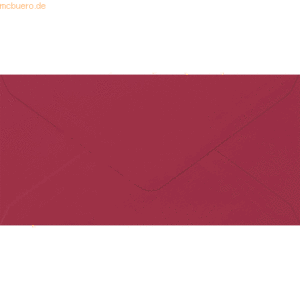 50 x Heyda Briefumschlag DL 105g/qm nassklebend rot