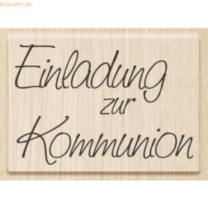 Heyda Motivstempel 'Einladung zur Konfirmation' 6