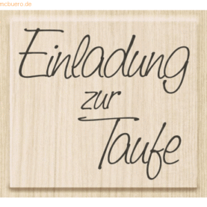 Heyda Motivstempel 'Einladung zur Taufe' 5