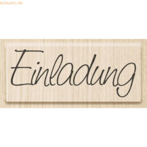 Heyda Motivstempel 'Einladung' 6x2