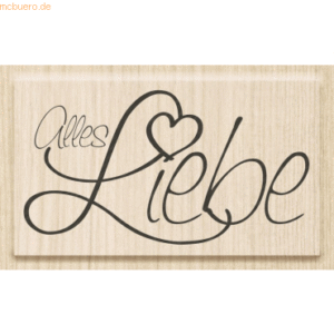 Heyda Motivstempel 'Alles Liebe' 6x3