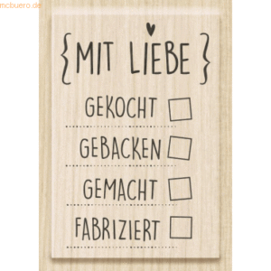 Heyda Motivstempel ' Mit Liebe..' 3