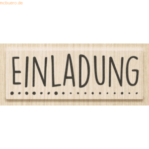 Heyda Motivstempel 'Einladung' 6