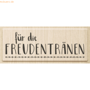 Heyda Motivstempel 'für die Freudentränen' 8