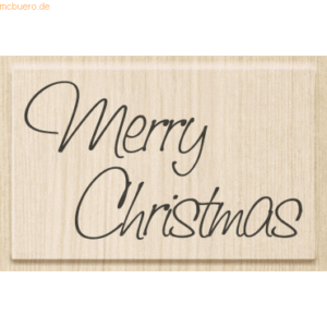 Heyda Motivstempel 'Merry Christmas' 7x4