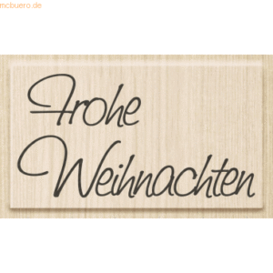 Heyda Motivstempel 'Frohe Weihnachten' 7x3