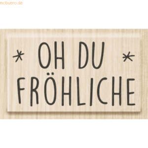 Heyda Motivstempel 'Oh du Fröhliche' 4