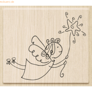 Heyda Motivstempel 'Frohe Botschaft' 7x6cm