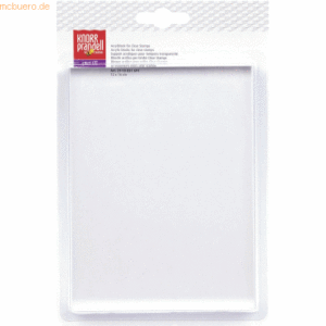 Knorr prandell Acrylblock für Clearstempel groß 12x16cm