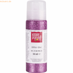 6 x Knorr prandell Glitter Glue 50 ml altrosa