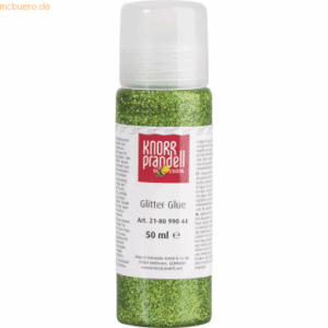 6 x Knorr prandell Glitter Glue 50 ml grün