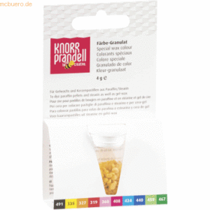 5 x Knorr prandell Wachsfarbe 4 g gelb